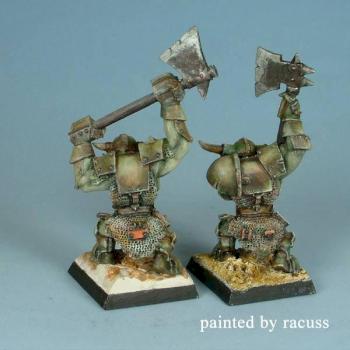 Black Orcs with Great Weapons / Warhammer by racuss