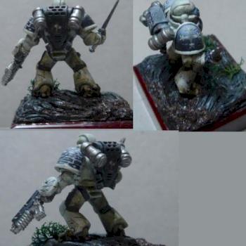 Tireless. White Templars´ marine. by KrLoS