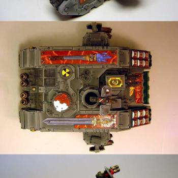 Grey Knights Land Raider Crusader 2 by FrederTM