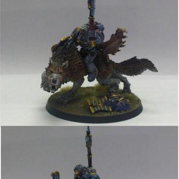 Wolf Lord on Thunderwolf by Bozwold