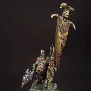 Chaos Warriors Standardbearer by banzai1000