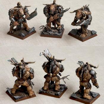 Beastmen Minotaurs by Comitiva Carmina