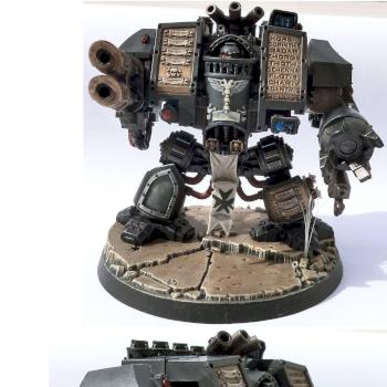 Black Templar Space Marine Dreadnought by Everlast