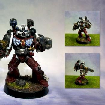Flesh Tearer sanguinary priest by ritziza