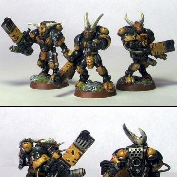 40k Beastmen gors with melta and power swords by mayajid