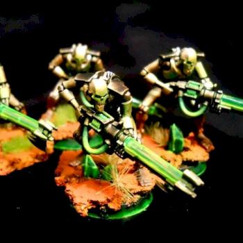 Necron warriors by Tryzna