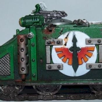 Dark Angels Rhino - Side View by Lethe