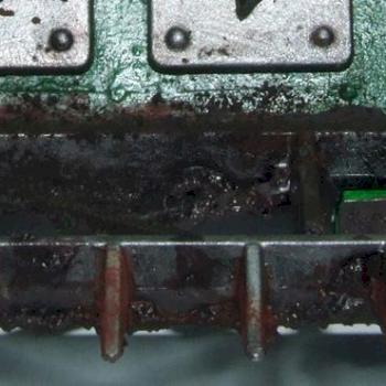 Dark Angels Rhino - Damage Closeup by Lethe