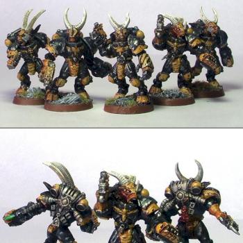 40k Beastmen Bestigors by mayajid
