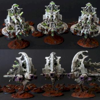 Necron Annihilation Barges by Malekith
