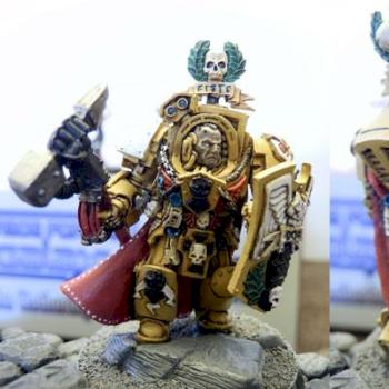 Imperial Fists Captain Lysander by Greg Pineau