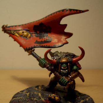 orc banner bearer by Demoman221