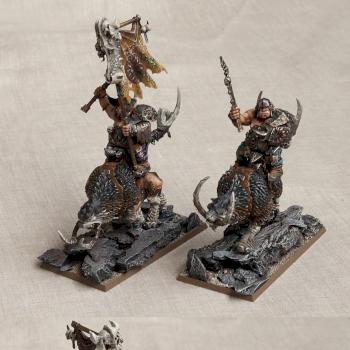 Ogre Kingdoms Mournfang Cavalry by Comitiva Carmina