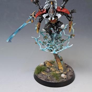 Lhykhis - Warp spider Phoenix lord by nels0nmac