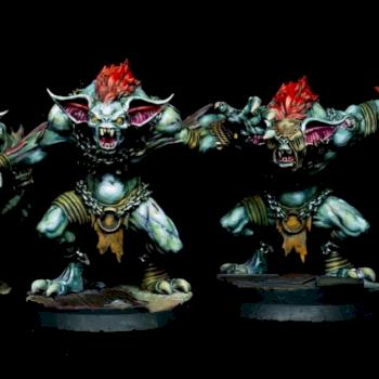 Some vampires from OPR painted with oils by droghtak