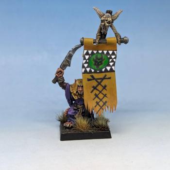 Skaven Plague Monk Standard Bearer by mistercrinders