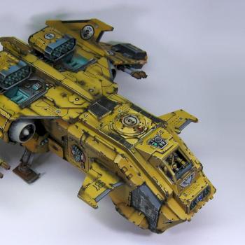Imperial Fists Storm Eagle by Wappellious