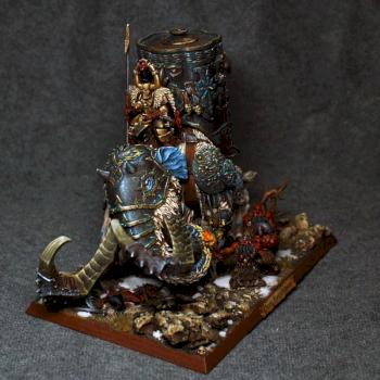 Chaos Mammoth Bomb Thrower (new base) by 4K_