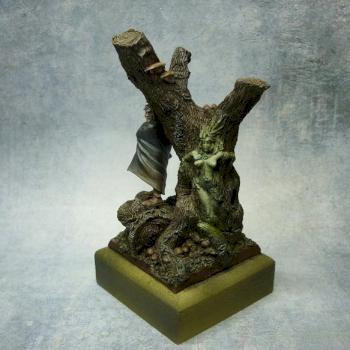 Hero Elf with Dryad by Matpaint