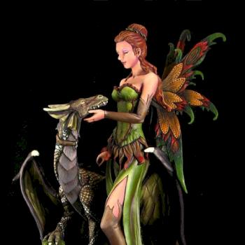 A Fairy and her Dragon by odinsgrandson