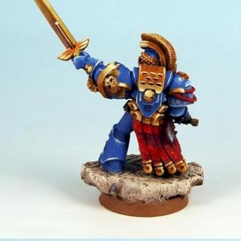 Warhammer 40K Ultramarines Lord by rene