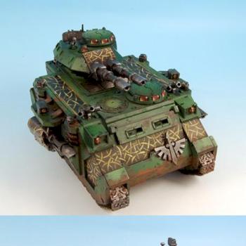 Warhammer 40K Dark Angels Predator by rene