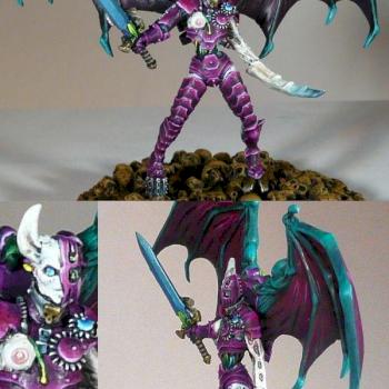 Daemon Prince of Slaanesh by eselle