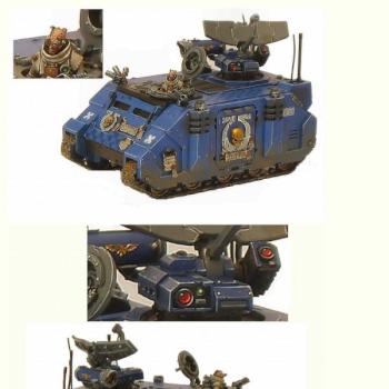 Ultramarines Rhino by miniatureheaven