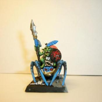 Forest Goblin Spider Rider by snezka