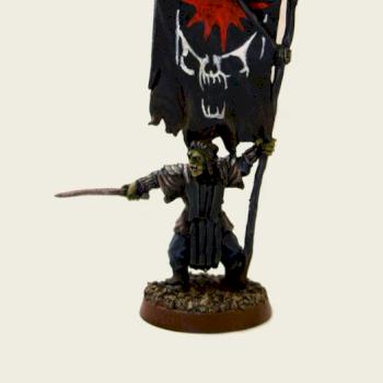 Mordor Orc Standard Bearer by Paster03