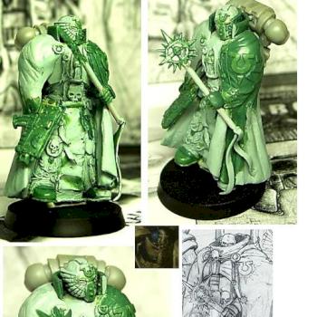 Ultramarines Chaplain (28 mm) by Chasm Keeper