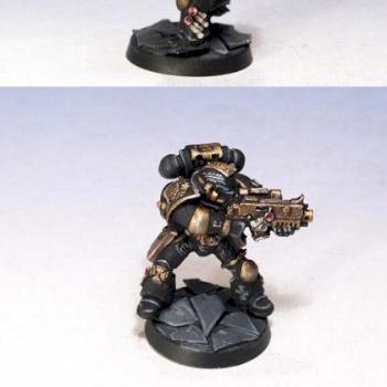 Space Marines, Black Templars Veteran by MantraStudio