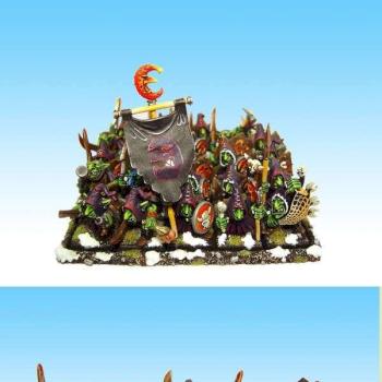 Night Goblin Regiment by hellfire studio
