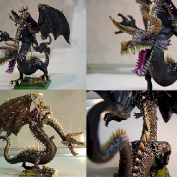 Dragon Dark Elf by Mindhunter