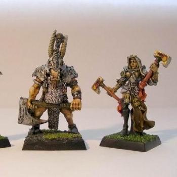 Empire, Beastmen heroes by karlee