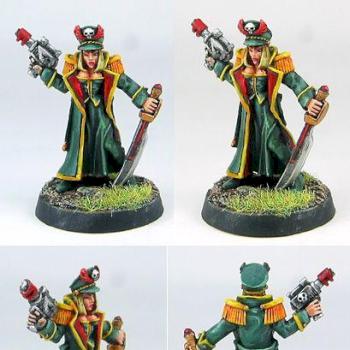 Gamesday Female IG Commissar by golgfag