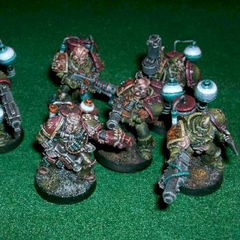 Nurgle Death Guard Squad with Vhampion by Vain Games