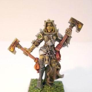 Empire Warrior Priest (Sister of Sigmar) by karlee