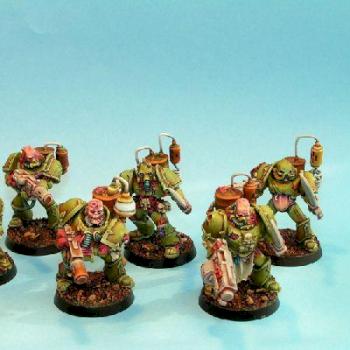 Nurgle Death Guard Squad by Vain Games