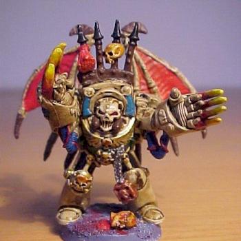 A Space wolf converted to Chaos by kabuki