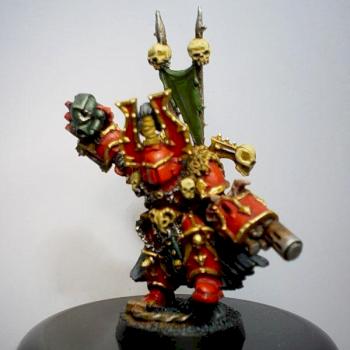 Chaos Space Marine Lord of World Eater (Khorne) seigneur du Chaos by elfgidrungal
