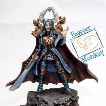 Warmachine Skarre, Pirate Queen by pewtermonkey
