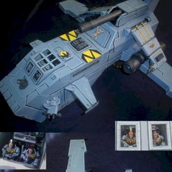 Space Wolves ThunderHawk Scratch. by Zuzu