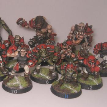 Blood Bowl Chaos Pact Team by ringo