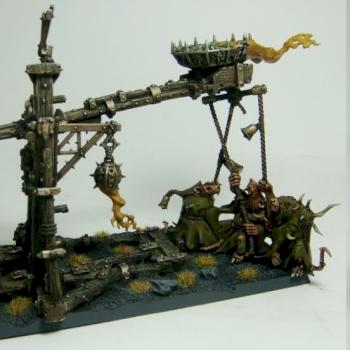 Skaven Clans Pestilens PlagueClaw Catapult by Darkmaw