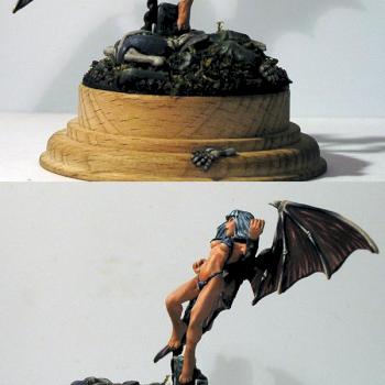 Chained Succubus by Kendert