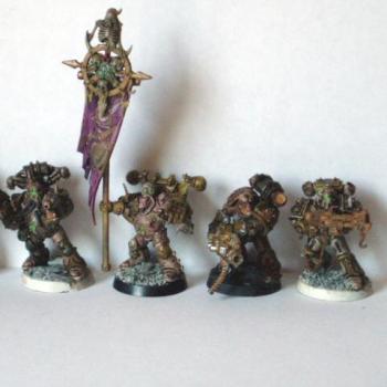 Death Guard Army Squad #03 /w Icon bearer by BigWill