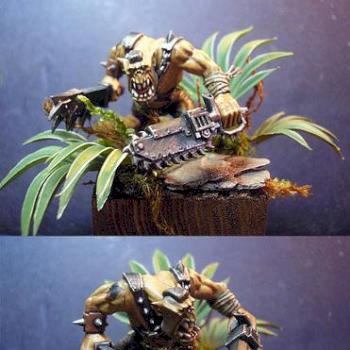 Blood Axe Catachan Boy by Lobster