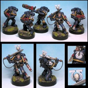 Ultramarines Tactical Combat Squad by winterdyne