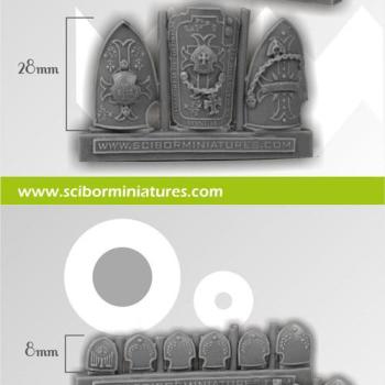 Conversions parts from Scibor Monstrous Miniatures by Scibor
